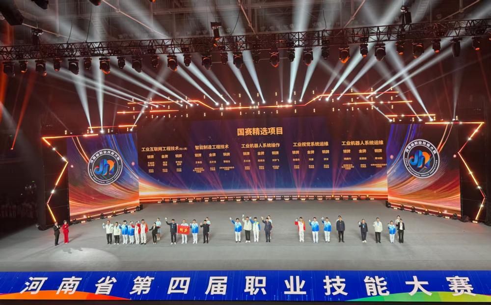 河南省第四届职业技能大赛闭幕
